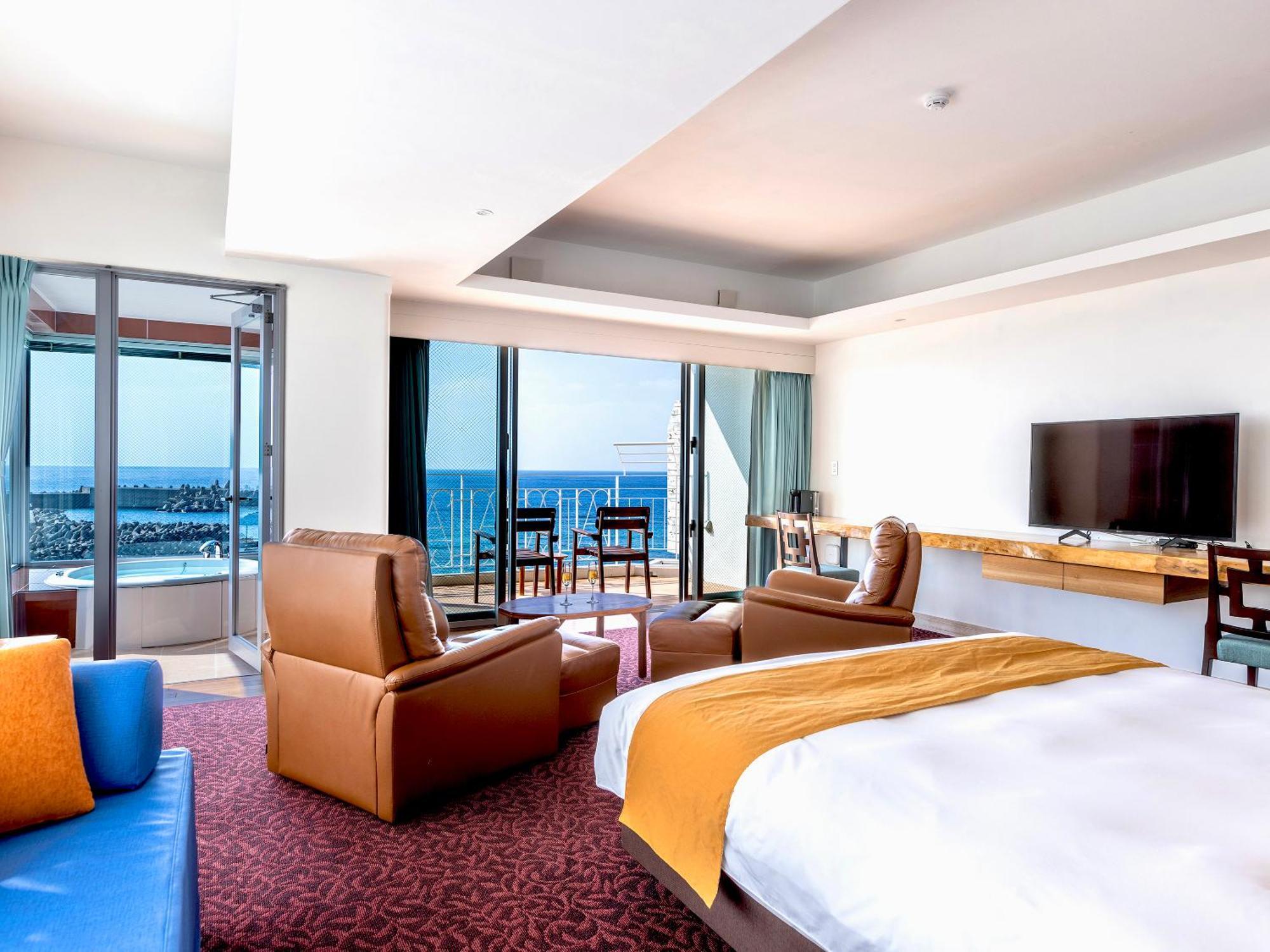 Umi No Terrace Yomitan Toya Hotell Eksteriør bilde