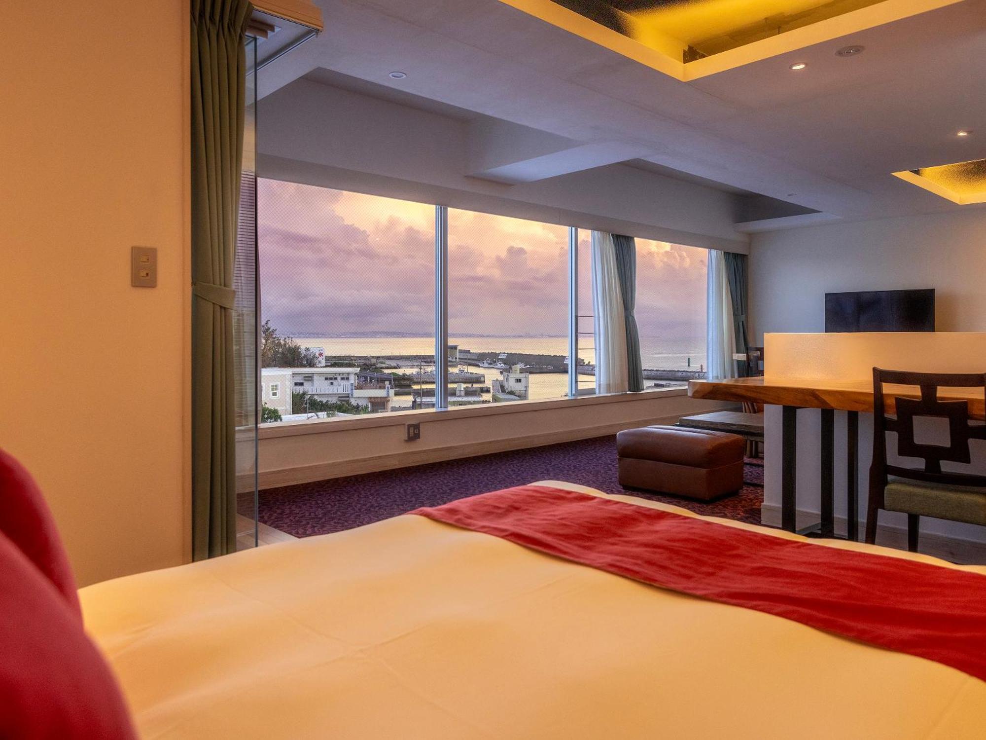 Umi No Terrace Yomitan Toya Hotell Eksteriør bilde