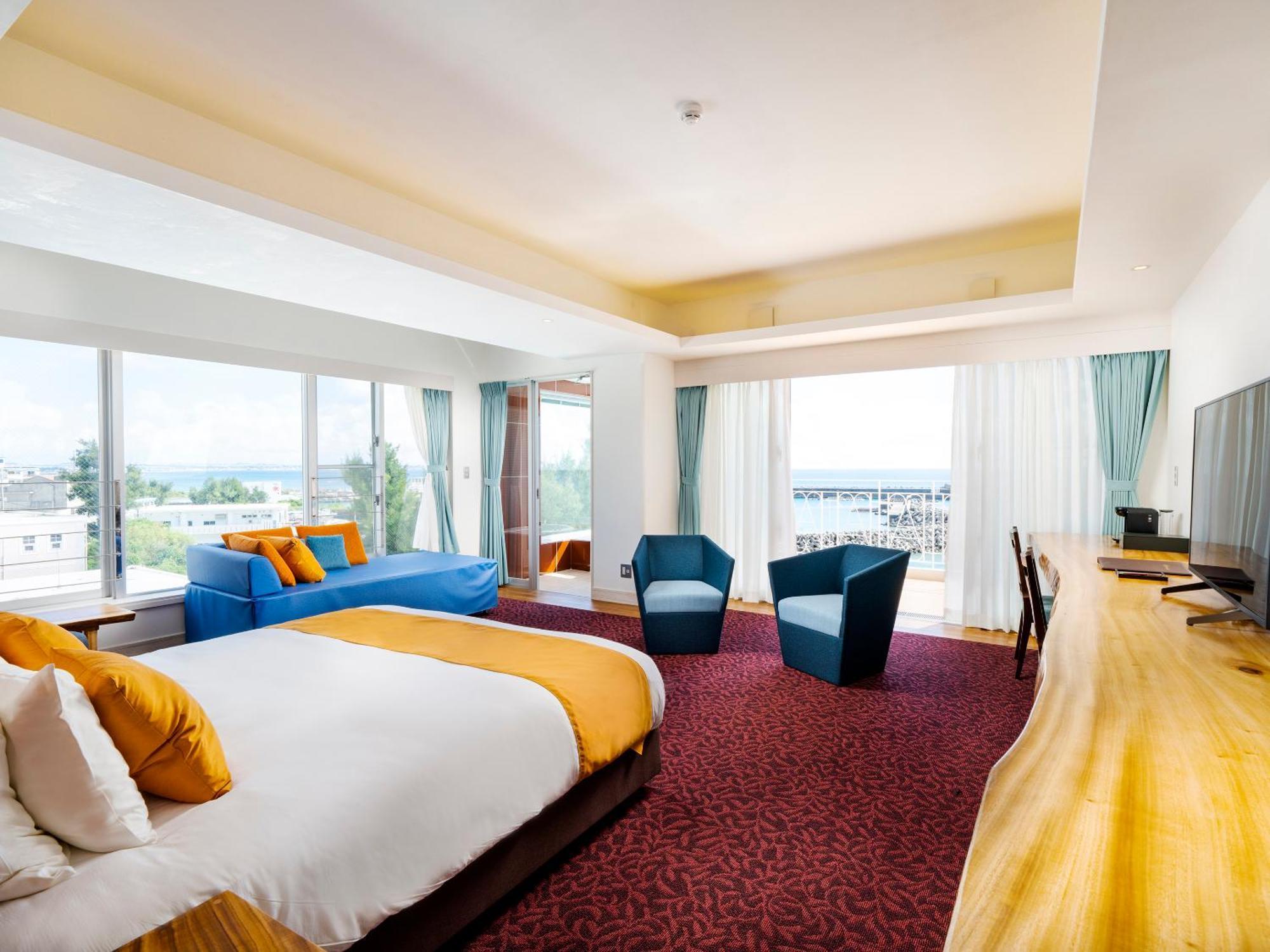 Umi No Terrace Yomitan Toya Hotell Eksteriør bilde